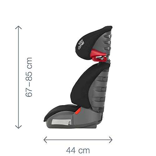 [Amazon Prime / babymarkt.de] BRITAX RÖMER Kindersitz 15-36 kg ADVENTURE, Gruppe 2/3, 3,5 bis 12 Jahre, Storm Grey