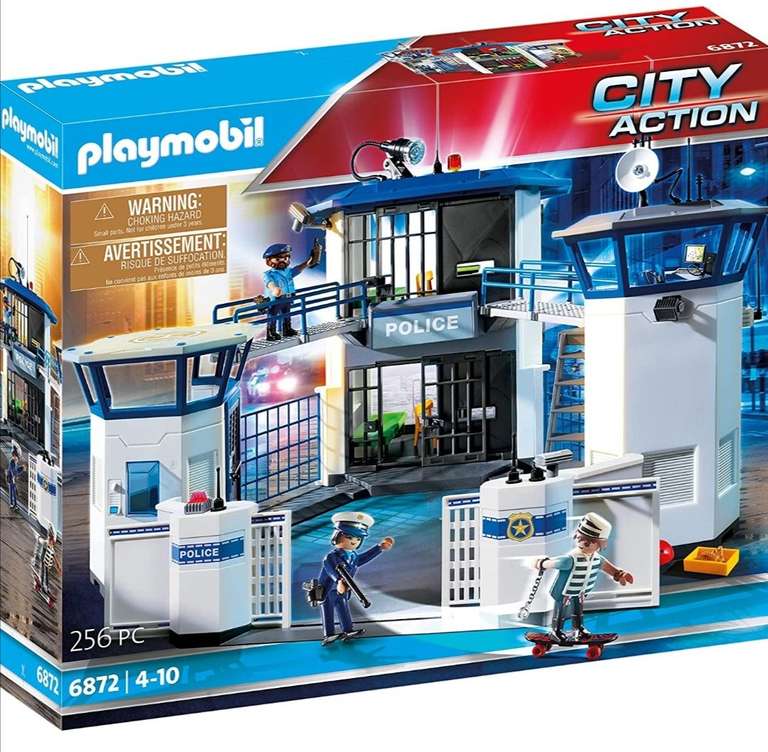 Playmobil City Action 6872 Polizei-Kommandozentrale mit Gefängnis