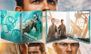 Uncharted | Steelbook| 4K Ultra HD + Blu-Ray