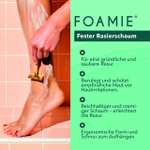 Foamie Fester Rasierschaum Männer und Damen, Shaving Foam Aloe Vera & Avocadoöl für Sanfte Körperrasur (Prime)