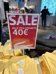 Lacoste Polo shirts Alles Je 40€ (Lokal Montabaur)