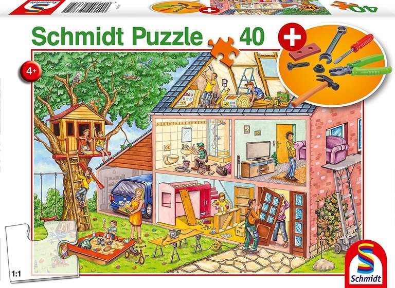 [Prime] Schmidt Puzzle Sammeldeal (4), z.B. Rettungshubschrauber, Kinderpuzzle, 100 Teile + Siku Hubschrauber