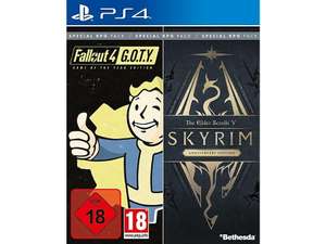 Media Markt: Fallout 4: GOTY + The Elder Scrolls V: Skyrim - Anniversary Edition PS4 ab 16,99€