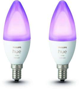 Philips Hue White & Color E14 (Doppelpack, 5,3 W 470 lm)