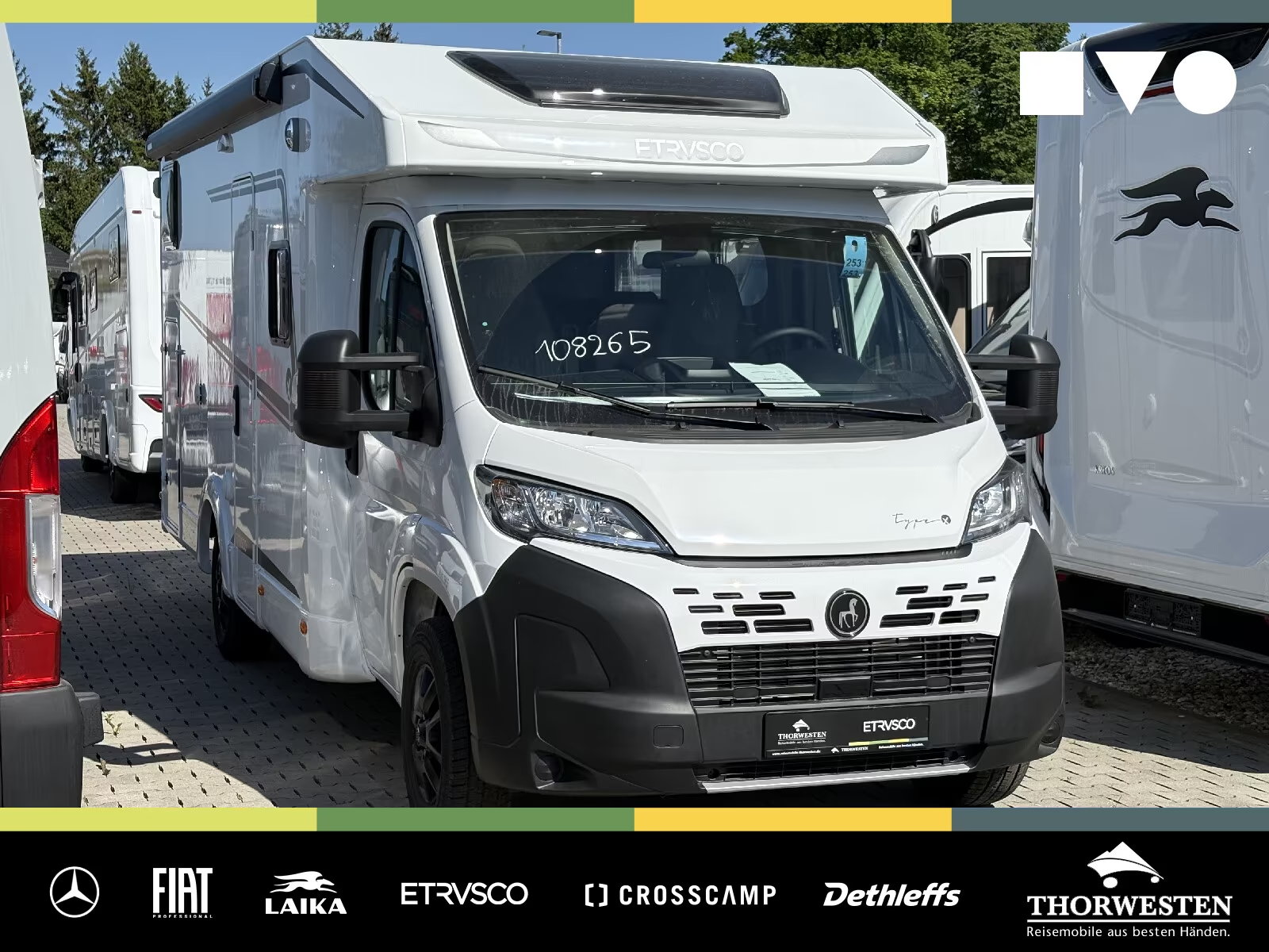 Etrusco T-Modell Base 6.9 BB FAMILY | 140 PS | Teilintegrierter | Markise | Hubbett | Komfort und Design Paket | dt. Neufahrzeug