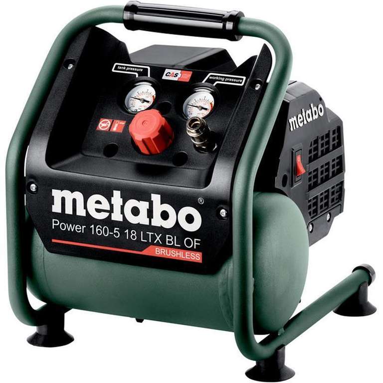 Metabo Akku Kompressor Power 160-5 18 LTX 120l/min 8bar Solo + Gratis 2Ah Akku und Ladegerät über Metabo-Aktion für 144,45€ [Contorion]