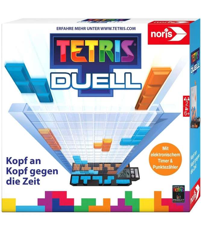 [Prime] Tetris Duell, das packende Eins-gegen-Eins Strategie-Gesellschaftsspiel für Groß und Klein, ab 6 Jahren