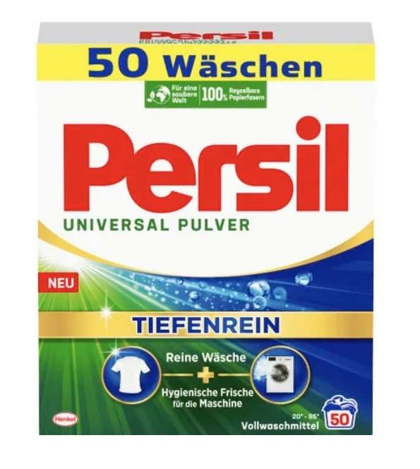 Persil Vollwaschmittel Universal Pulver (50 Wäschen)