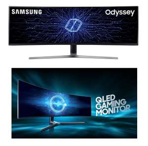 Samsung Odyssey Gaming-Monitor 49 zoll (LC49HG90DMRXEN), UFHD, 3840x1080, QLED, 32:9, 144 Hz, 1 ms, HDR, FreeSync 2