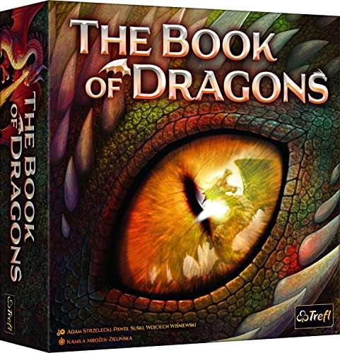 [Amazon Prime] Trefl - The Book of Dragons Brettspiel Multilingual | 2-5 Spieler | 8+ | BGG 6,6