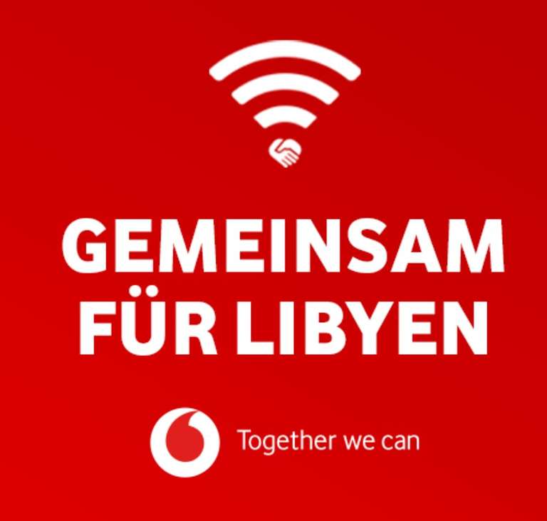 Gemeinsam für Libyen: Vodafone unterstützt die Betroffenen der Flutkatastrophe mit kostenfreien Anrufen und SMS