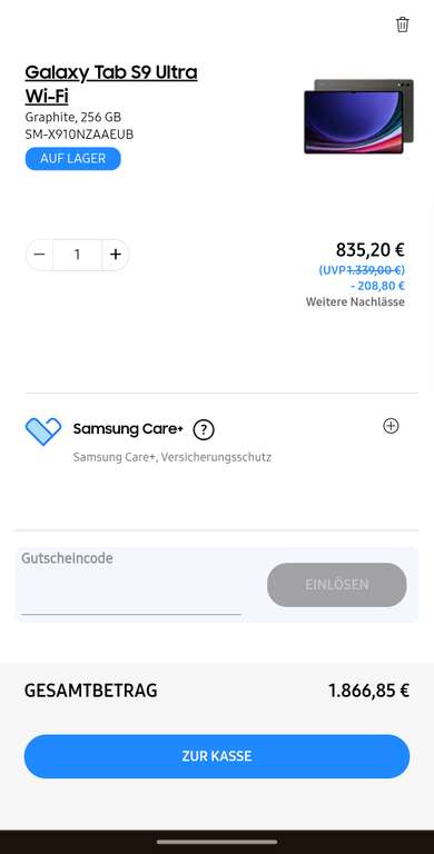 (CB/Unidays) 20% auf Galaxy Tablets beim Kauf von einem S24-Serie Gerät