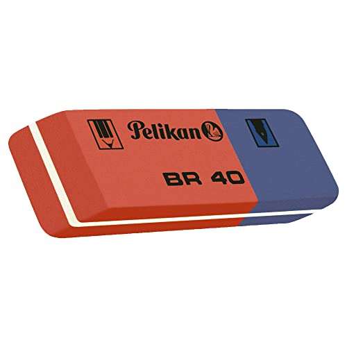 [Prime Sparabo] Pelikan Radierer BR40 rot-blau 40 Stück 0.17€ Pro Stück