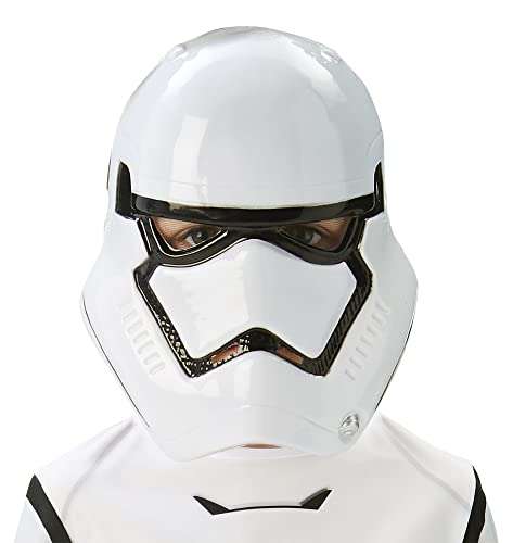 Rubies 620299_S Star Wars VII: The Force Awakens Deluxe Stormtrooper Costume and Mask Kostüm,Größe M und L für Kinder zwischen 5-8 Jahre