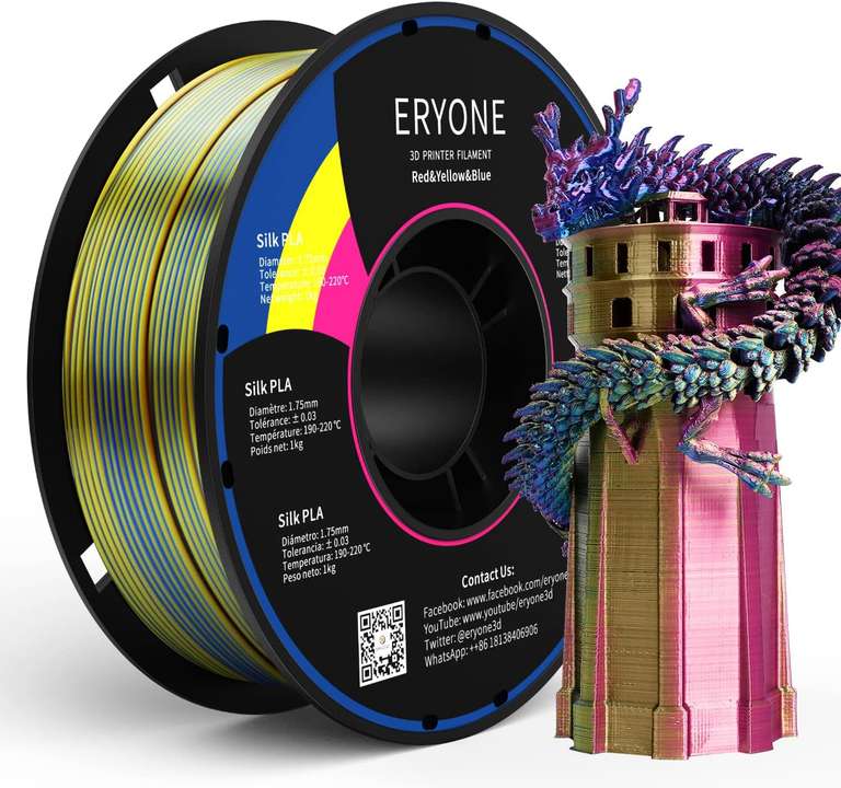 [Prime] Amazon - Diverse Eryone PLA Filamente