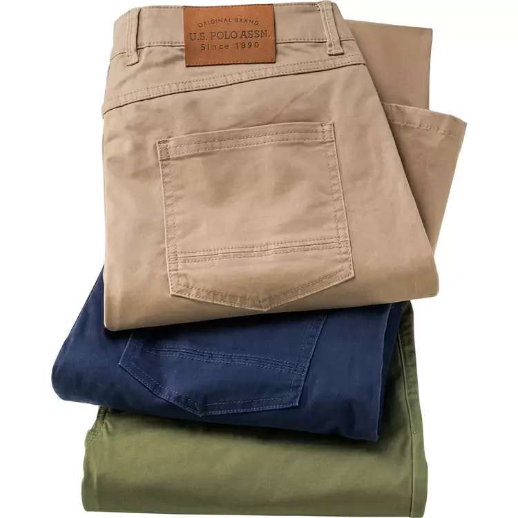 U.S. Polo Assn. Herren Stretch Jeans in 3 Farben - 5-Pocket - regular fit