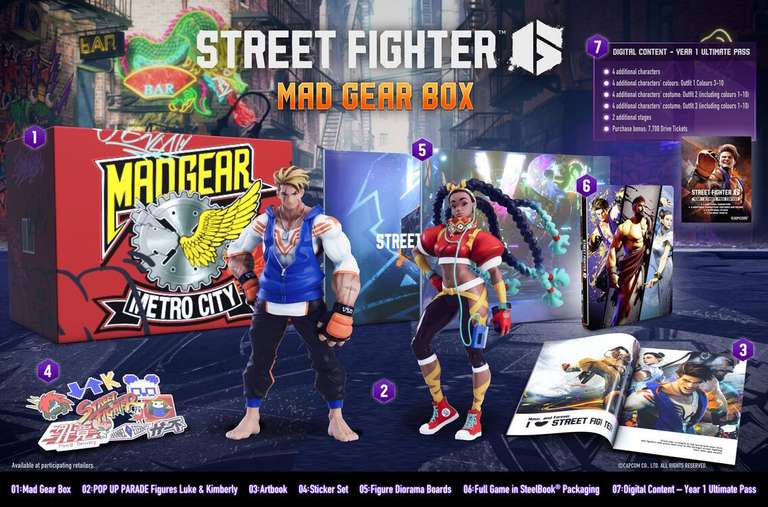 Street Fighter 6 - Collectors Edition Ps4 Playstation 4 inkl Gratis Ps5 Upgrade