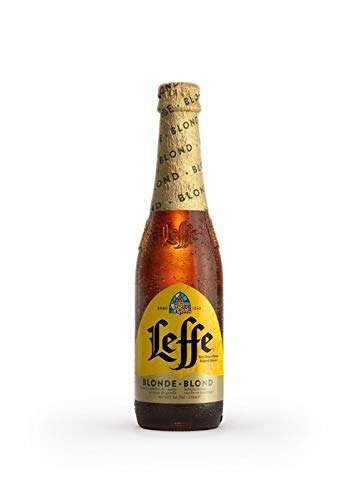 Leffe Blonde Flaschenbier, MEHRWEG im Kasten, Blondes Abteibier Bier aus Belgien (24 x 0.33 l) (Prime Spar-Abo) (Prime Spar-Abo)