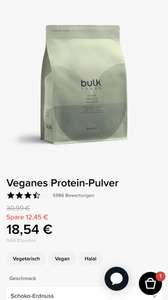Bulk veganes Proteinpulver
