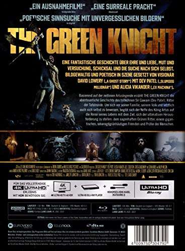 The Green Knight 4K Mediabook zum Top Preis
