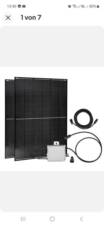Offgridtec Solar-Direct 600/720WP Full Black Balkonkraftwerk Plug&Play Mini-PV Solar Ebay Punkte einlösen
