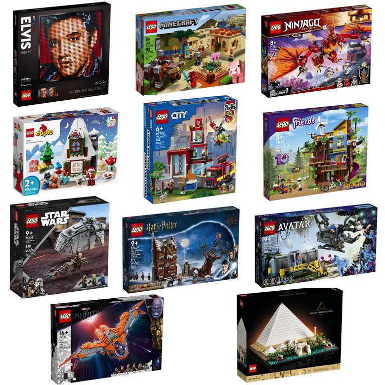 Lego Deals | z.B. Elvis The King 31204 - 74,90€ / Ninjago Kais Feuerdrache 71753 - 32,99€ / Star Wars Überfall auf Ferrix 75338 - 57,90€