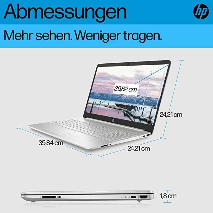 HP Laptop 15.6" AMD Ryzen 3-5300U/8GB/256GB/Windows 11 S-Mode