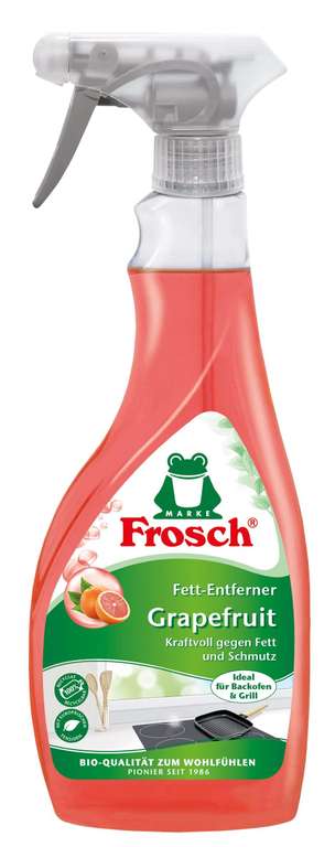 Frosch Fett-Entferner, Grapefruit, 0,5 l (1,56€ möglich) (Prime Spar-Abo)