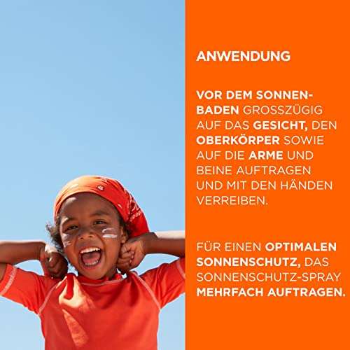 [PRIME/Sparabo] Garnier Sonnenspray LSF 50+ für Kinder, Wasserfest und Sandabweisend, Ambre Solaire Kids, 150ml (für 5,19€ bei 5 Abos)