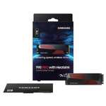 Samsung 990 PRO NVMe M.2 SSD mit Heatsink, 1 TB, PCIe 4.0, 7.450 MB/s Lesen, 6.900 MB/s Schreiben, Interne SSD für PC-/Konsole, PRIME