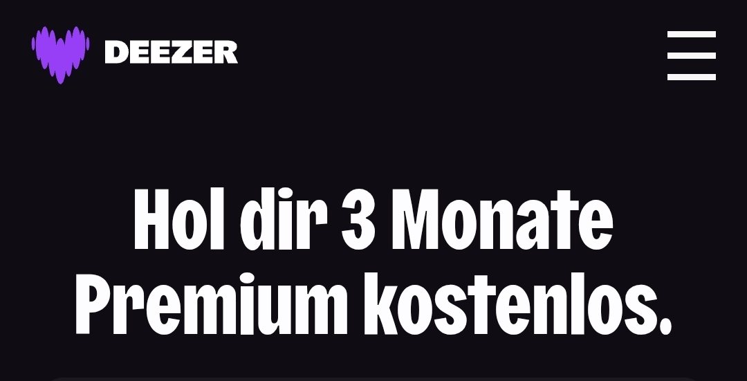 Deezer Premium | Duo | Family 3 Monate kostenlos für Neukunden