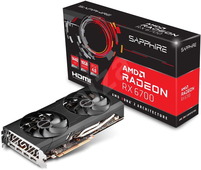 SAPPHIRE AMD Radeon RX 6700 10G OC + GameBundle