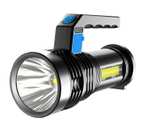 2 Stück Bikight P500 Taschenlampen, Doppel-Leuchte, incl. Akku, USB Ladung - Doppelpack