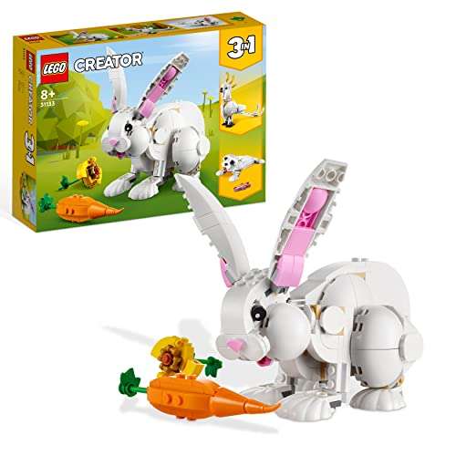 LEGO Creator 3 in 1 weißer Hase (31133) für 13,99 Euro [Amazon Prime]