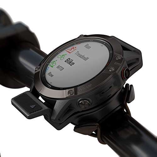 [Amazon PRIME] Garmin QuickFit Fahrradhalterung für Garmin Uhren - Einfache Montage Ihrer Smartwatch direkt am Lenker. Adapter in 3 Größen