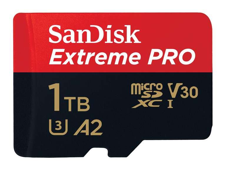 SanDisk Extreme Pro A2 microSDXC 1TB für 61,49€ (Gravis Abholung)