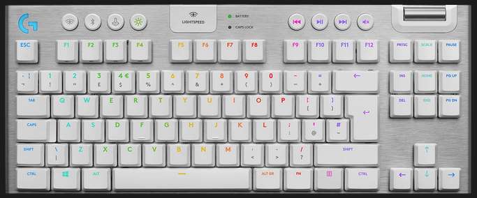 [CB] Logitech Shop - G915 TKL weiß - LOW PROFILE GL Switches TACTILE Gaming-Tastatur