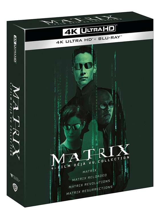 [Amazon.it] Matrix Deja Vu Collection - 4K Bluray Boxset - alle Teile - deutscher Ton