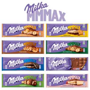 (Müller) Milka MMMAX Schokoladentafel 270g-300g verschiedene Sorten z.B. Peanut Caramel