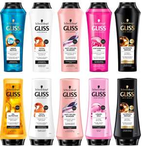 Schwarzkopf Gliss Produkte reduziert (11 Sorten zur Auswahl) | ab 1,27€ | z.B. Aqua Revive Hair Repair Shampoo 250 ml [Prime Spar-Abo]
