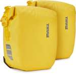 Thule Shield Pannier 13L Pair in Gelb oder Schwarz | 2x 13 Liter | Gepäckträgern 8 bis 16 mm | abnehmbarer Schulterriemen | Reflektoren