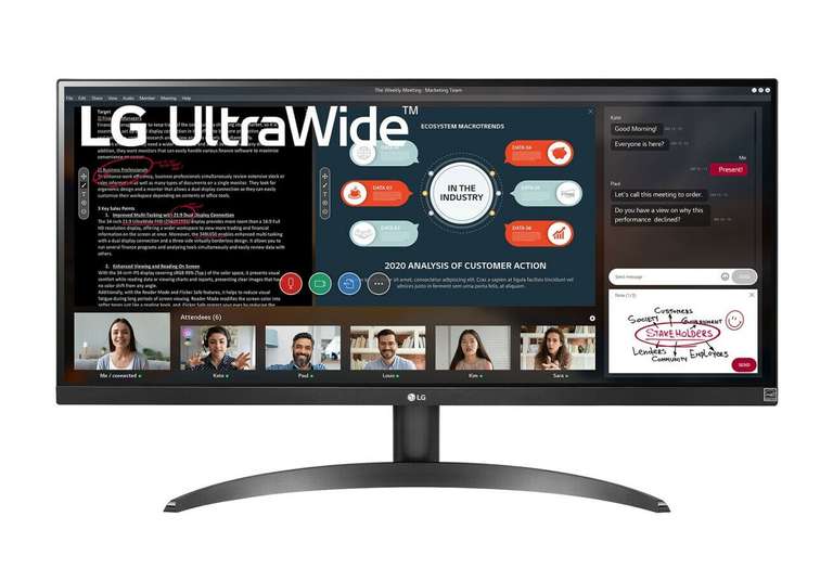 [B-WARE] LG 29WP500 - Endpreis 142,15Eur (oder weniger durch Preisvorschlag) 29 Zoll Widescreen Monitor IPS Display 5ms HDMI schwarz