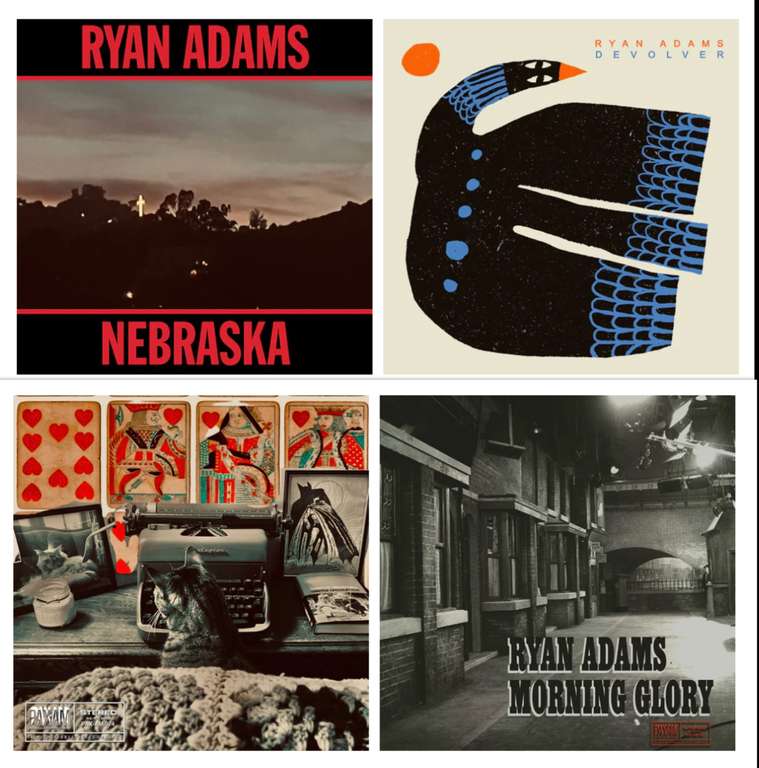 Ryan Adams - 4 Alben (Neraska, Devolver, Blood on the tracks, Morning Glory) zum kostenlosen Download (MP3)