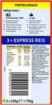 3x Bens Original Express Reis Risi Bisi (je 250g) für 4,76€ (statt 6,87€) – Prime Sparabo