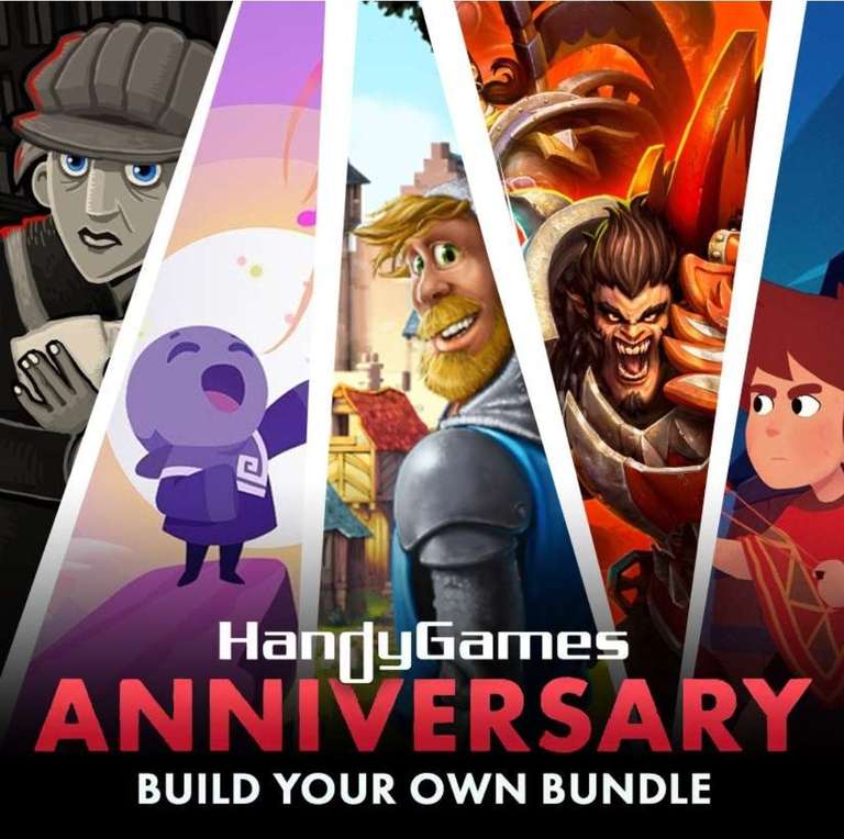 HandyGames Anniversary Bundle 15 Steam Spiele für 9.99€