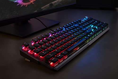 [Prime] MSI Vigor GK71 Sonic RED DE Gaming Tastatur, QWERTZ, mechanisch, Sonic RED Switches, Mystic Light RGB, kabelgebunden, schwarz