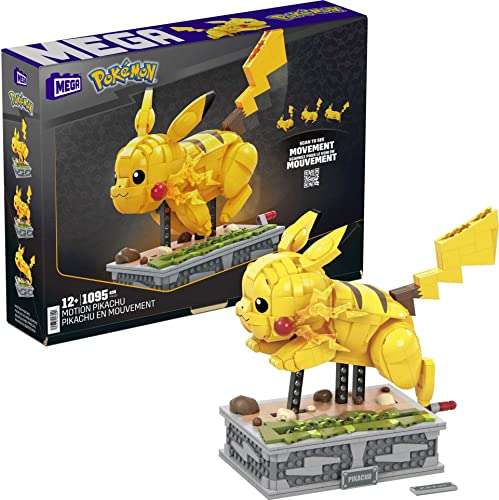 Mega Construx HGC23 - Pokémon Motion Pikachu, (Prime Day)