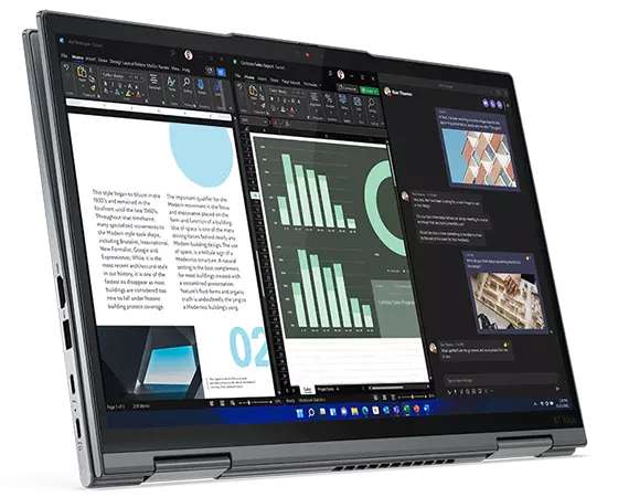 ThinkPad X1 Yoga G7 Convertible | 14", 1920x1200, IPS, Touch, 400nits, 100% sRGB | i7-1265U | 16/512GB | 2x TB4 | noOS | 1.38kg | mit Pen