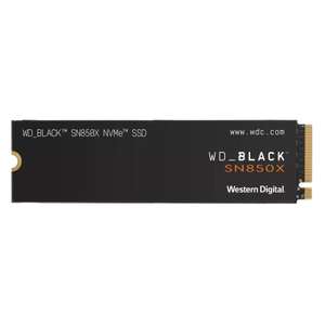 WD 2TB M.2 PCIe Gen4 NVMe Black SN850X