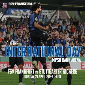 Zwei Tickets FSV Frankfurt - Stuttgarter Kickers für 2€